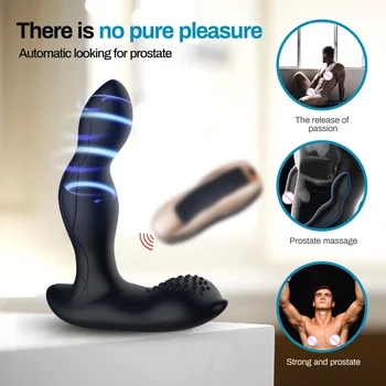 Nove Akvizicije Daljinski Upravljač Muški Maser Prostate Silikonski Analni Vibrator Analni Čep Za Seks-Igračke Za Muškarce Masturbator Za Odrasle Sex Shop