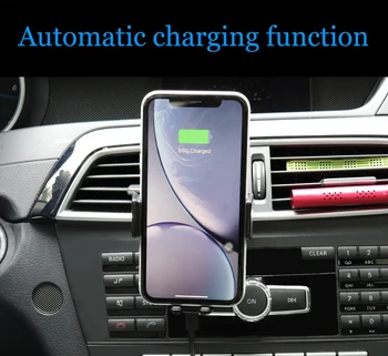 Qi Car Bežični Punjač za iPhone Xs Max Xr X Samsung S9 S10 za xiaomi huawei Intelligent Fast Infrared Phone Holder