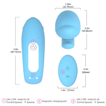 LOAEY G-Spot Remote Mini Vibrator seks-igračke za žene snažan vibrator klitoris vibrator dual leptir vibrirajuće gaćice Vibe