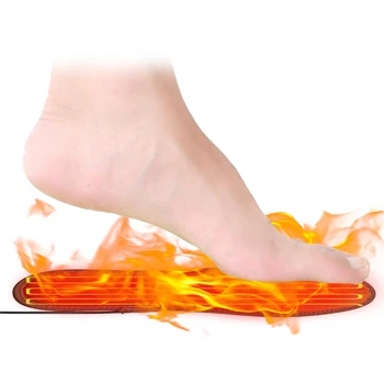 36-45 Zima topliji za noge USB punjenje električni grijani ulošci za cipele grijaći ulošci čizme za rezanje punjive grijaće jastučići