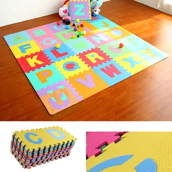 36шт EVA Floor Play Mat veliki abecede brojke i slova dječja soba ABC Foam Puzzle smiješno slobodno vrijeme za sigurnost dječje igre