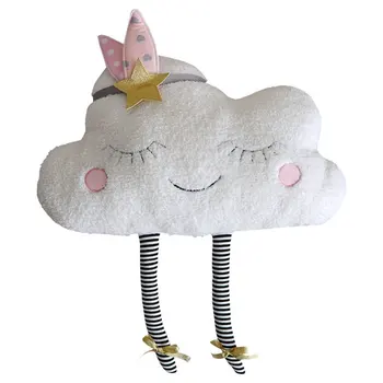 Ins Cloud Plišani Jastuk Je Mekan Jastuk Kawaii Cloud Soft Pliš Igračke Za Djecu Baby Kids Pillow Girl Poklon Dropshipping