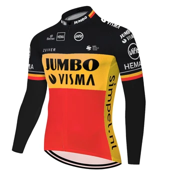 Proljeće i jesen Jumbo Visma dugi rukav biciklizam Dres ženski MTB bicikl odjeća nositi быстросохнущий Dres camisa ciclismo masculina