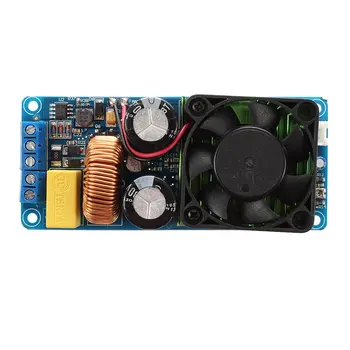 IRS2092S 500W Mono Channel Digital Amplifier Class D Hifi Amp Power Board With Fan Finished Product / Mono / Super Lm3886