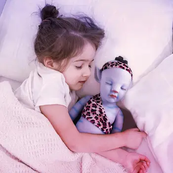RBG Reborn Baby Doll 20 inča Lol Surprise realan novorođenog dječaka Night Light puni vinil lutka Reborn poklon igračka za djecu