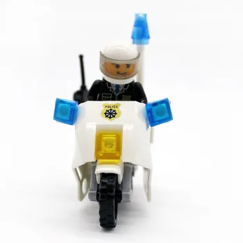 KAZI 6734 30 kom. policija grada motocikl policajac automobil brojke model gradivni blokovi postavlja izgradnja obrazovne za djecu