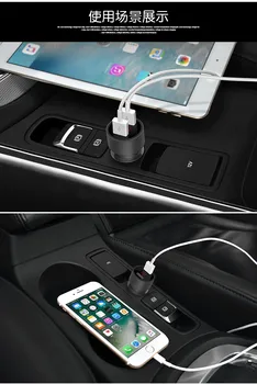 Stil auto USB punjač s led ekrana Smart Auto za Ferrari 458 488 599 612 812 California T f12 FF FXX GTC4Lusso T