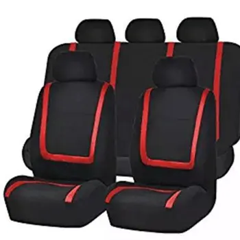9шт univerzalni jastuk sjedala automobila Non-Rolling Up Vehicle Breathable Faux Leather Car Comfortable Non-Slide Šivanje