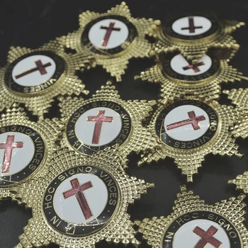 Масонские igle na rever prsima znak mason mason В71 zlatni simbol orden Crvenog Križa 6,3 cm