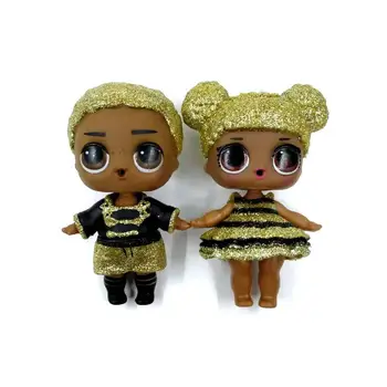 1 komplet originalnih lutke Lol par pčelinji maternica 8 cm mala sestra s odjećom odijelo L. O. L iznenađenje igračka djevojke poklon za Rođendan