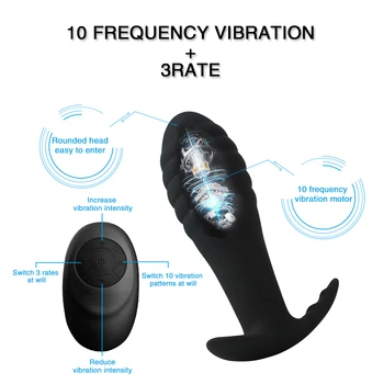 Bežični daljinski analni dildo vibrator adult sex igračke za stimulaciju prostate stražnjica igračke Maca maser anal masturbator za muškarce žene