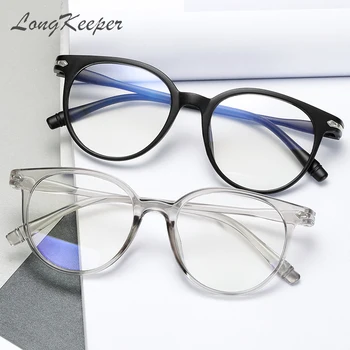 LongKeeper unisex anti-plavo svjetlo naočale 2020 ультралегкие modni okrugli prijenosna računala naočale naočale dodatna oprema