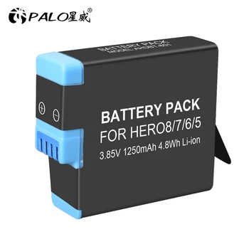 PALO 1-4 kom puni dekodiranje AHDBT-801 camera baterija za GoPro Hero 8 7 6 5 gopro Black hero8 camera battery Action Camera Battery