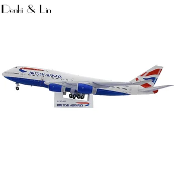 British Airways Boeing747-400 Papir model 49см x 45 cm, u mjerilu 1:144 3D DIY Education Igračke