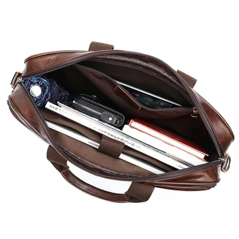 Muška kožna torba muški portfelj uredskih torbe za muškarce muška Torba od prave kože 15,6 inčni torba za laptop muška torba aktovka torba