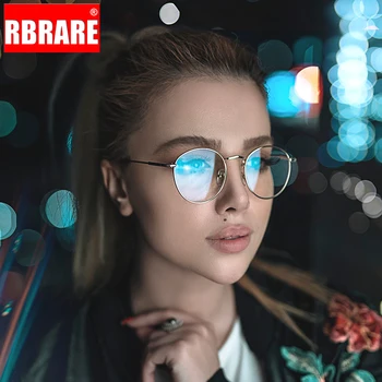 RBRARE Vintage Metal Frame Round pri odabiru čaše za vino Women Luksuzni Brand Designer Eyeglasses Frame Women Clear pri odabiru čaše za vino Oculos De Sol Gafas