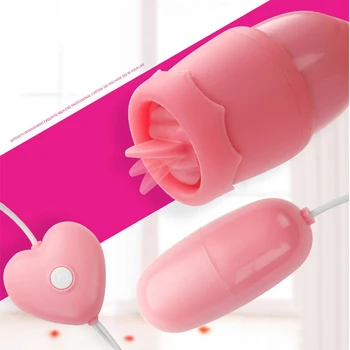 Мультискоростной jezik vibrirajuće jaje vibrator stimulator klitorisa sisa adult sex igračke za žene Vagina masturbator intimne robe