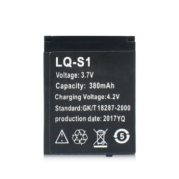 Trajni smart-sat baterija 1 kom. LQ-S1 3.7 380 mah litij baterija baterija baterija baterija baterija za pametne sat DZ09 W8