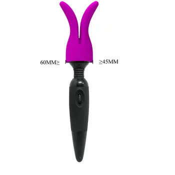 Prettylove nos Silikonska kapa za čarobni štapić maser vibratori pribor seks igračke prekrasan uho seks proizvodi odrasle osobe imaju seksualne alati