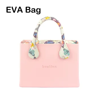Novi logo huntfun O Bag stil gume silicij EVA trg torba cvjetni platnu umetanje ručka vodootporne ženska torba Torba preko ramena