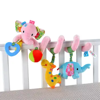 Dječji pliš igračke zvečka dječji krevet kolica visi mobilni igračke za Bebe životinje glazbene igračke poklon za novorođene bebe 0-12 mjeseci
