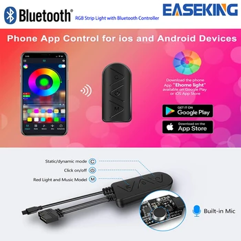 15M RGB LED Strip Svjetlo Kit Bluetooth Controller 20M Traka Svjetla Mobilephone APP Control Multi Colors Luces Smart Lighting