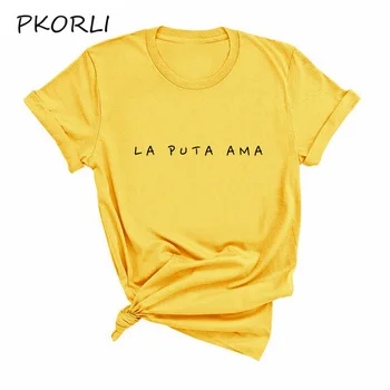 La Casa De Papel LA PUTA AMA Nairobi Inspired Organic Feminist T-Shirt Women Girl Power Money Heist Tee Nairobi T Shirt