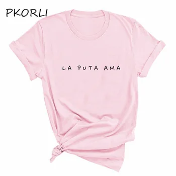 La Casa De Papel LA PUTA AMA Nairobi Inspired Organic Feminist T-Shirt Women Girl Power Money Heist Tee Nairobi T Shirt