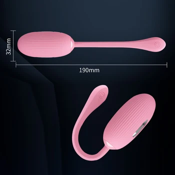 Električni šok vibrator 12 Brzina silikonski vibrator aplikaciju Bluetooth bežični daljinski vibracioni jaje G-spot masaža seks-igračke za žene