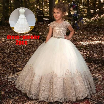 2021 Formalne Haljina Djeveruša Dječje Odjeće Za Djevojčice I Bebe Klasicni Čipkan Haljina Princeze Girl Party And Wedding Vestidos