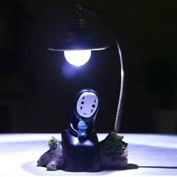 Anime Spirited Away No Face Man LED Night Light Touch Lamp dječje lampa za čitanje dekoracija spavaće sobe lampe stolne dekoracije