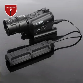 Taktički M720V led svjetiljka instant / stalni / стробоскоп CREE R5 400 lumena Airsoft Gun svjetiljka 2 boje za lov