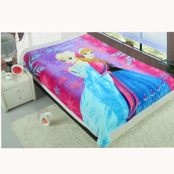Disney Elsa Anna Princess pluća pliš deke Queen Size kreveta na krevet/kauč/avionom Flatsheet Bedding Throws