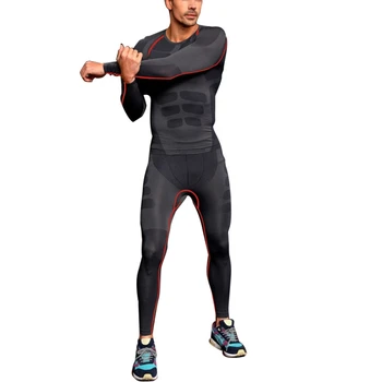 Men ' s fitness kompresije teretana trening kože osnovni sloj duge tajice uske vruće