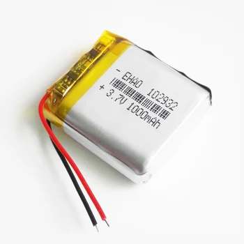 EHAO 102932 3.7 V 1000mAh litij-polimer LiPo baterija baterija baterija baterija baterija za Mp3 GPS smart watch bluetooth speaker