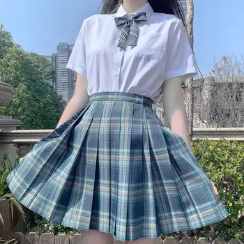 Nova školska pokrivač suknja Japanski stil JK jedinstvene suknje ženska visokim Strukom pokrivač Плиссированная suknja Mujer