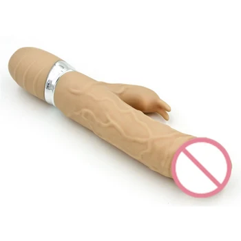 Hot prodaja Rabbit vibrator 360 stupnjeva rotacije masaža stimulira G-Točku vibracioni penis, klitoris je vibrator odrasla proizvod za žene.