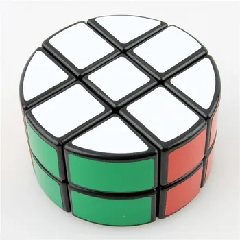 LanLan 3x3x3 Cylinder magic cube Twist Puzzle Magic Cube Fast Ultra-Glatku Speed Puzzle Cube Igračke IQ Contest Game cubo magico