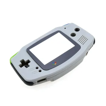 Cltgxdd siva boja kućišta Shell Case Cover Skin replacem for Gameboy Advance for GBA DIY kućište sa gumenim oblogama gumb D-Pad