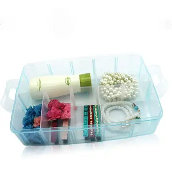 Dječje igračke cigle kutija za pohranu gradbeni blok nakit za pohranu organizator čišćenje plastične prozirne Sabirni spremnik
