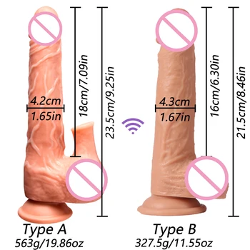 Sisanje dildo vibrator za žene daljinsko upravljanje grijanje teleskopski dildo lizanje sisa stimulacija klitorisa masaža vagine penis