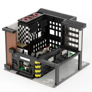 DIY City Street View Series Arhitekture Model Cafe Coffee Shop modularni gradivni blokovi MOC cigle igračke za djecu, dječje darove