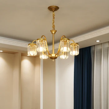Nordic flush mounted Led luster lampa bar hotel kristalnim lusterima svjetla luksuzni dnevni boravak strop sjaj blagovaonica lampe