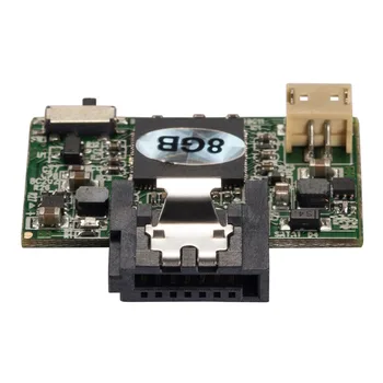 ZHEINO SSD SATA2 3GB / s DOM 8GB, 16GB 90 stupnjeva 7PIN MLC SATAII za industrijske opreme za pohranu s prisilnim kabelom za POS ROS ATM