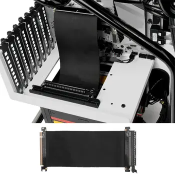 24cm PCI Express velike brzine 16x fleksibilan kabel proširenje kartice port adapter Riser Card grafika grafičke kartice produžni kabel za chassi