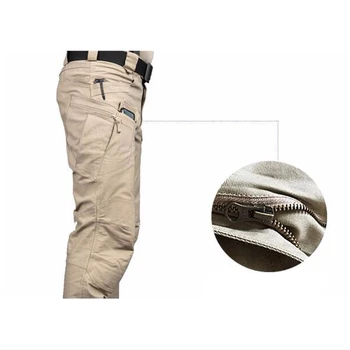 Nove muške taktičke hlače višestruki džep elastičnost vojne gradski prigradski Tacitcal hlače muškarci tanak mast teretni hlače 5XL