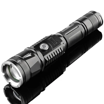 Taktički High Powergul USB Punjiva led svjetiljka T6 prijenosni zoom vodootporan Flash - light-5 načina rada Power Bank biciklistička lampa