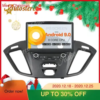 PX6 Android 9 4G auto DVD player, GPS navigator za Ford Transit Custom 2016 Car Headunit Multimedia Player, kasetofon DSP
