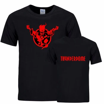 Originalne serije Thunderdome hardcore tiskane majice nova moda majica za ljeto svakodnevni kratkih rukava pamučna t-shirt