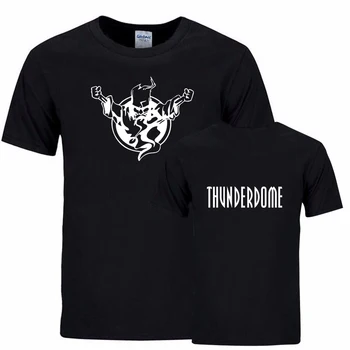 Originalne serije Thunderdome hardcore tiskane majice nova moda majica za ljeto svakodnevni kratkih rukava pamučna t-shirt